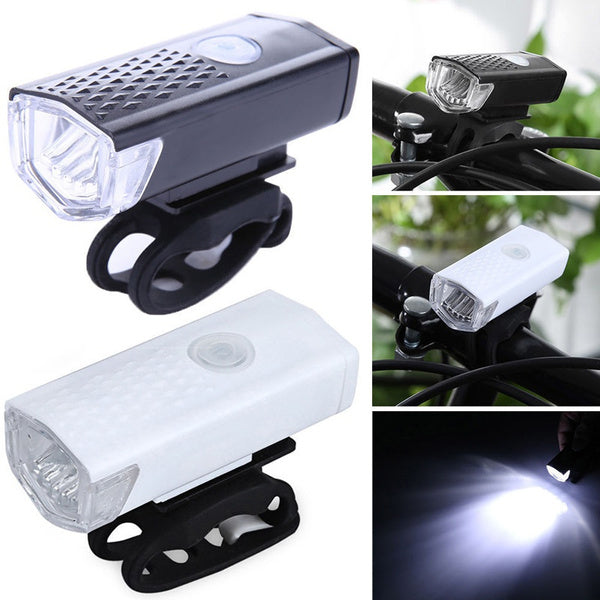 1637 USB Rechargeable Bicycle Light Set 400 Lumen Super Bright Headlight Front Lights DeoDap 1637 USB Rechargeable Bicycle Light Set 400 Lumen Super Bright Headlight Front Lights DeoDap